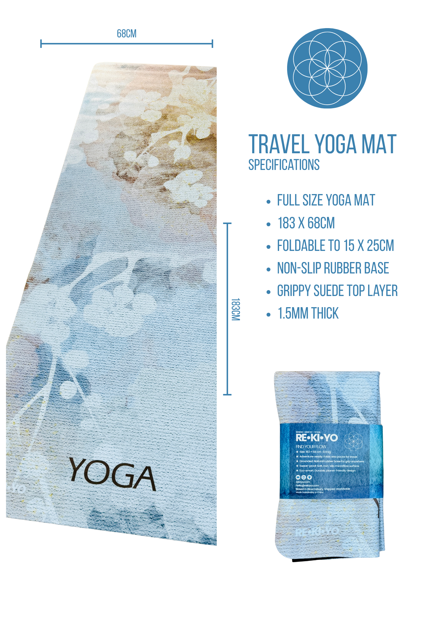 Travel Yoga Mat - YOGA