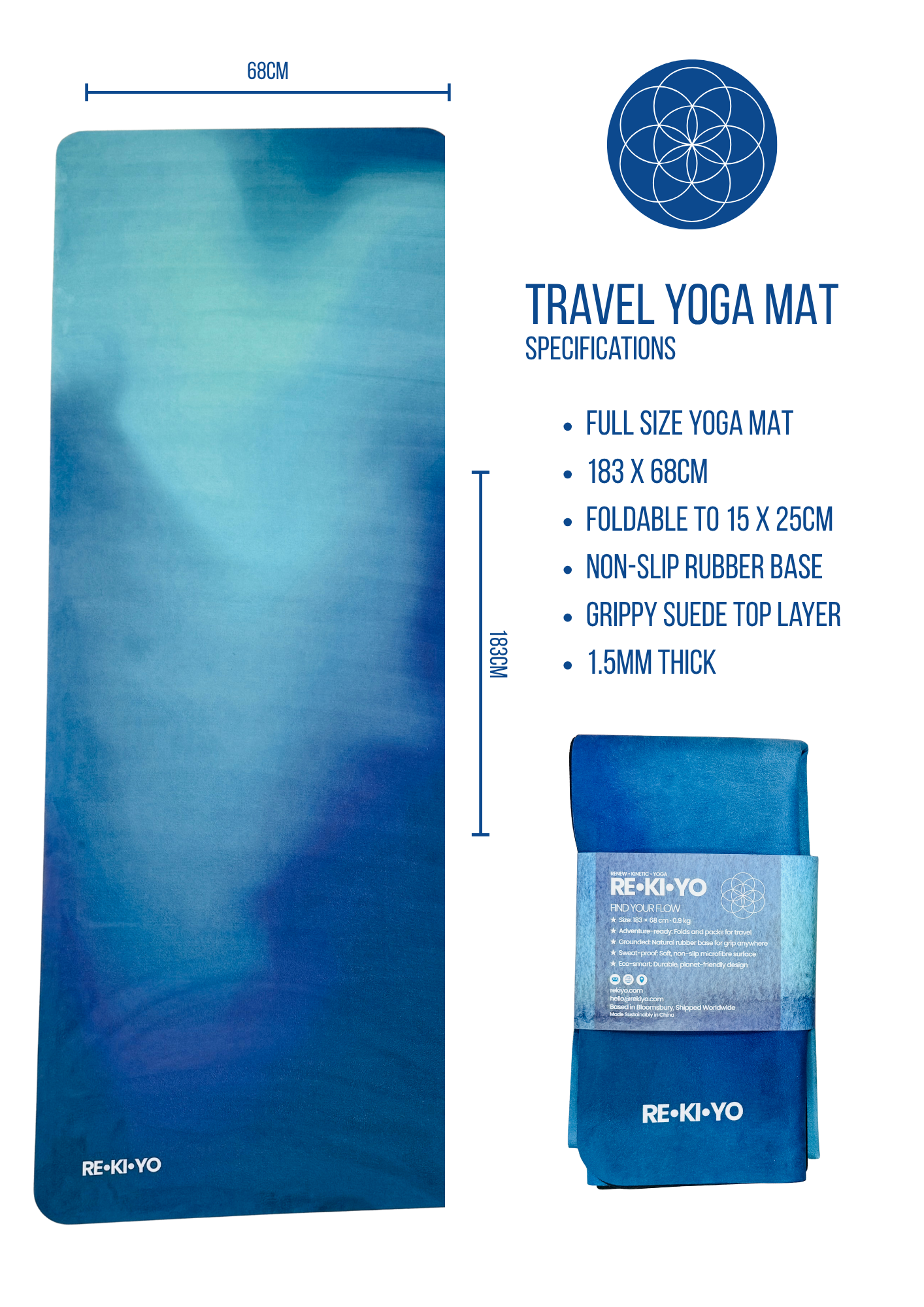 Travel Yoga Mat - LUMEN